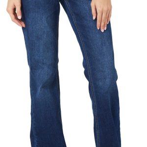 YMI Juniors Cheetah Belt Boot Cut Jeans