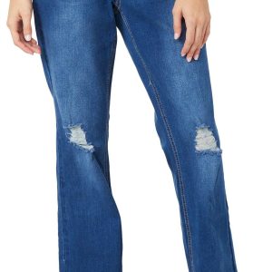 YMI Juniors Turquoise Belt Boot Cut Jeans