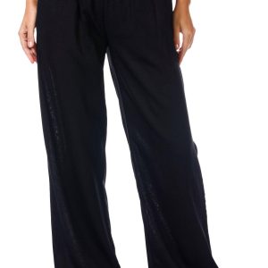 Love Tree Juniors Smock Waist Linen Pants