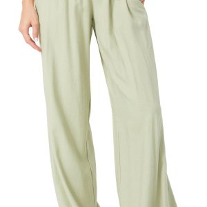 Rewash Juniors Smocked Wide Leg Pants