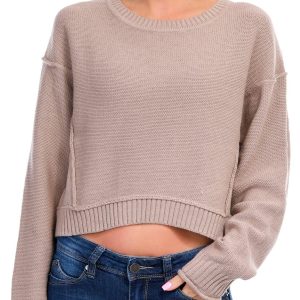 Sage + Stone Juniors Cropped Knit Pullover