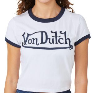 Von Dutch Juniors Ringer Baby Tee