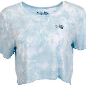 Salt Life Juniors Short Sleeve Sundrenched Crop Tee