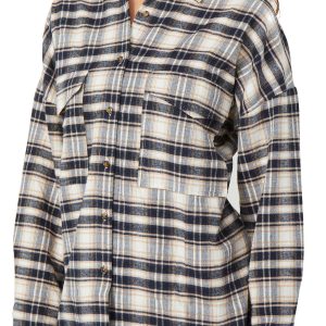 Simply Southern Juniors Plaid Shacket