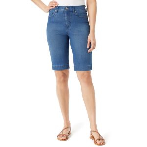 Gloria Vanderbilt Petite 10 in. Amanda Bermuda Shorts