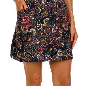 Fit Sight Petite Paisley Pull On Skort