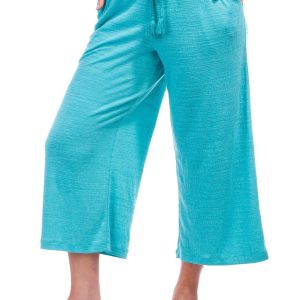 Coral Bay Petite Cropped Wide Leg Pants