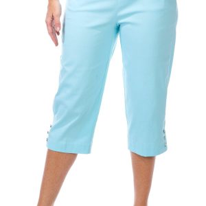 Coral Bay Petite 19 in Flower Grommet Capris