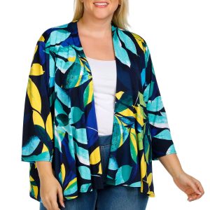 Zac and Rachel Plus Printed Cardigan