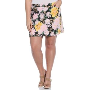 Rafaella Plus Welt Pocket Floral Skort