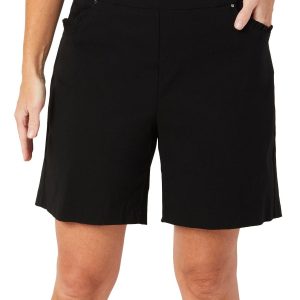 Fit Sight Plus 7 in Solid Ruffle Pocket Shorts