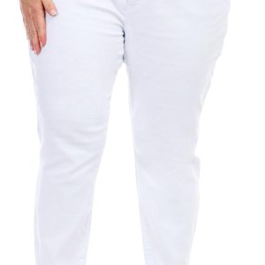 D. Jeans Plus Twill Solid Ankle Jeans