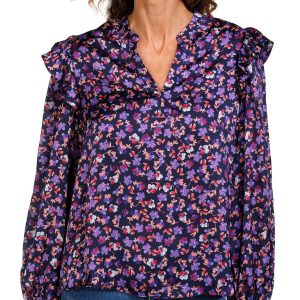 Zac & Rachel Womens Long Sleeve Peasant Airflow Shirt