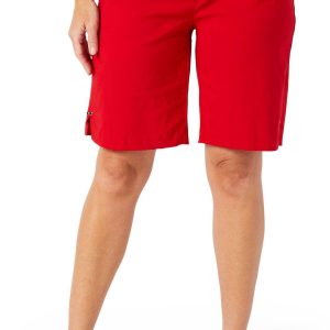 Fit Sight Women's 10 in Solid Stud Bermuda Shorts