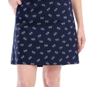 Zac & Rachel Womens Bicycle Print Skort
