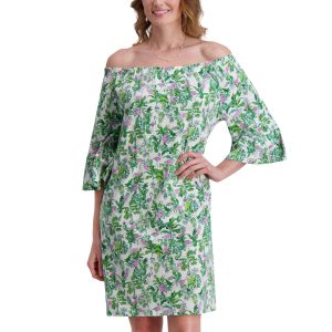 Stella Parker Vienna Off Shoulder Ruffle Sleeve Dress