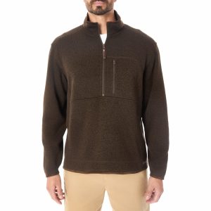Smith's Workwear Mens Sweater Fleece 1/4 Zip Pullover
