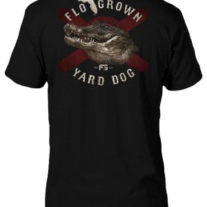 FloGrown Mens Yard Dog Graphic T-Shirt