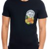 Blend Mens Graphic Print Crew Neck Tee