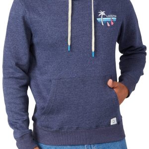 Laguna Men's Long Sleeve Palm Beach Fleece Lined Hoodie