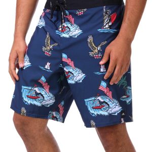 O'Neill Mens 20-Inch Lennox USA Board Shorts