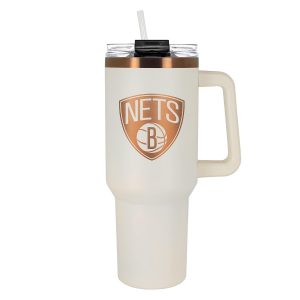 NBA Brooklyn Nets Creme & Copper 40 oz. Colossus