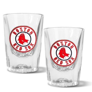MLB Boston Red Sox  Set of 2 2 Oz. Prism Shot Glasses