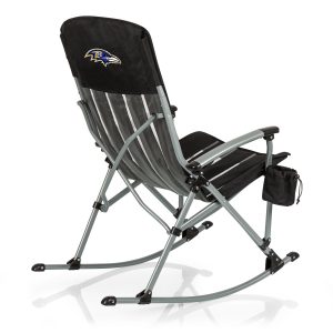 BALTIMORE RAVENS NFL Outdoor Rocking Camp Chair with Bag