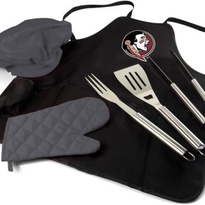 NCAA FSU BBQ Apron Tote Pro by Picnic Time