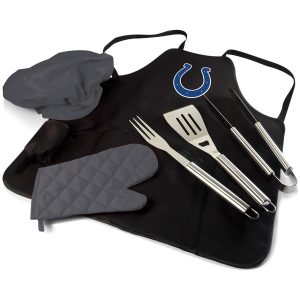 NFL Indianapolis Colts 6pc BBQ Apron Tote Grill Set