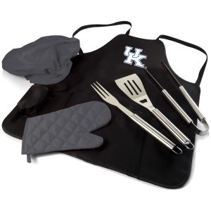 NCAA Kentucky Wildcats 6pc BBQ Apron Tote Grill Set