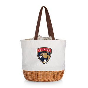 NHL Florida Panthers Coronado Canvas & Willow Basket Tote