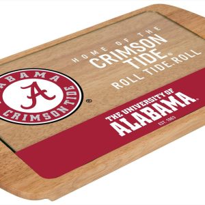 Alabama Crimson Tide Billboard Glass Top Tray