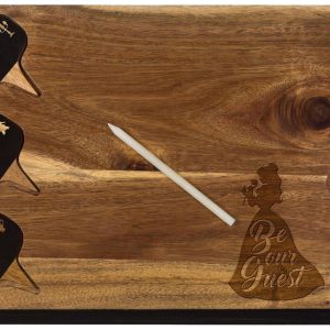 Toscana Beauty & The Beast Delio Acacia Cheese Board Set