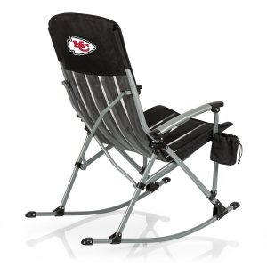 KANSAS CITY CHIEFS NFL Outdoor Rocking Camp Chair with Bag