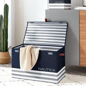 Nautica Folded Large Storage Trunk with Lid