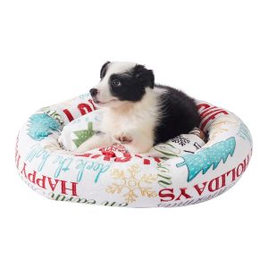 Levtex Christmas Santa Claus Pet Bed Dog Bed 23x14