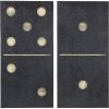 Ink + Ivy Two Black Dominos 2-pc. Canvas Wall Art
