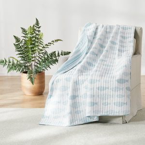 Levtex Home Aqua Breeze Quilted Throw