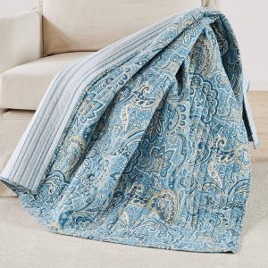 Levtex Home Kimpton Navy Quilted Throw