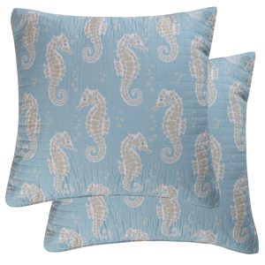 Levtex Home Blue Maui Euro Sham Set of 2