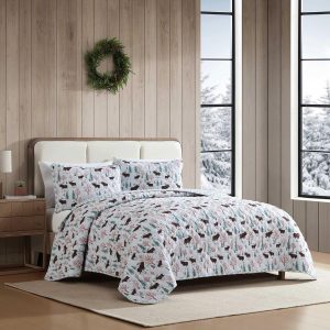 Eddie Bauer Mountain Moose Quilt & Sham Set