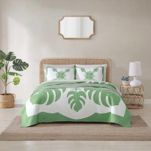 Tommy Bahama Molokai 100% Cotton Reversible Quilt