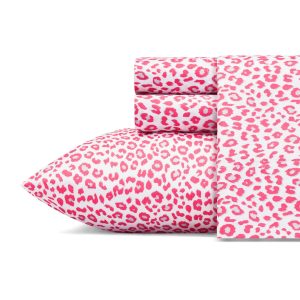 Betsey Johnson Pink Leopard Sheet Set