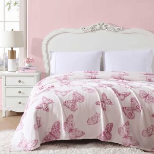 Betsey Johnson Malachite Butterfly Throw