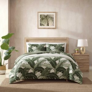 Vintage Palms 3-Piece Duvet Cover Set