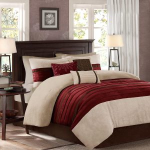 Madison Park 7 Pc. Palmer Faux Suede Comforter Set