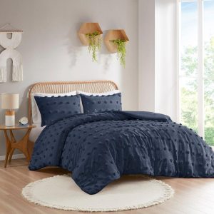 Intelligent Design Lucy Clip Jacquard Comforter Set