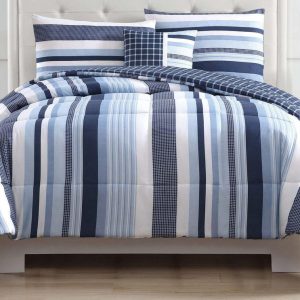 My World Kids Mason Stripe Comforter Set