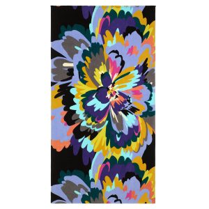 Bright Bloom Floral Beach Towel